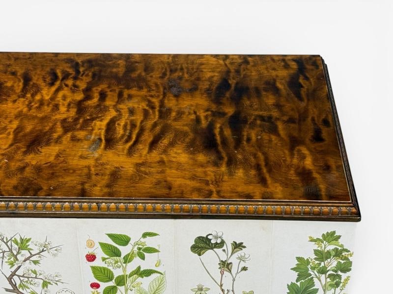 Swedish Modern, Nordens Flora Credenza, Wallpaper, Birch, Sweden, 1940s - 11