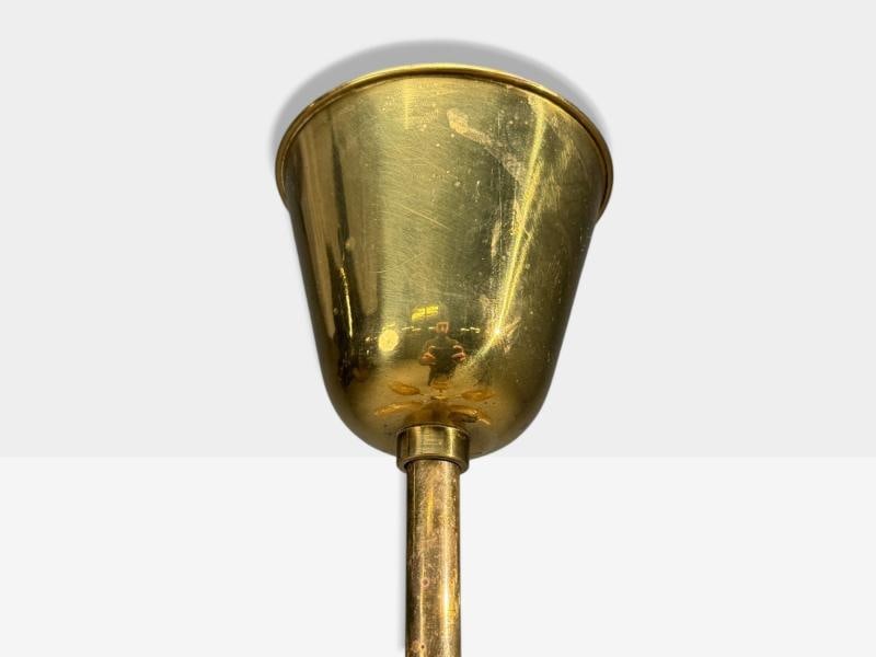 Carl Erik Bodén, Chandelier, Brass, Glass, Sweden, 1940s - 10