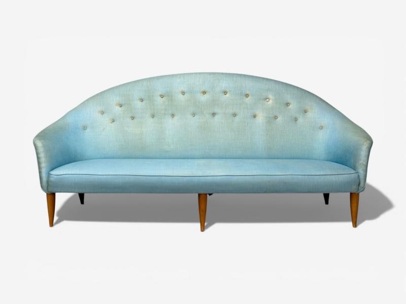 Kerstin Hörlin-Holmquist, Sofa, Beech, Fabric, Sweden, 1940s - 2