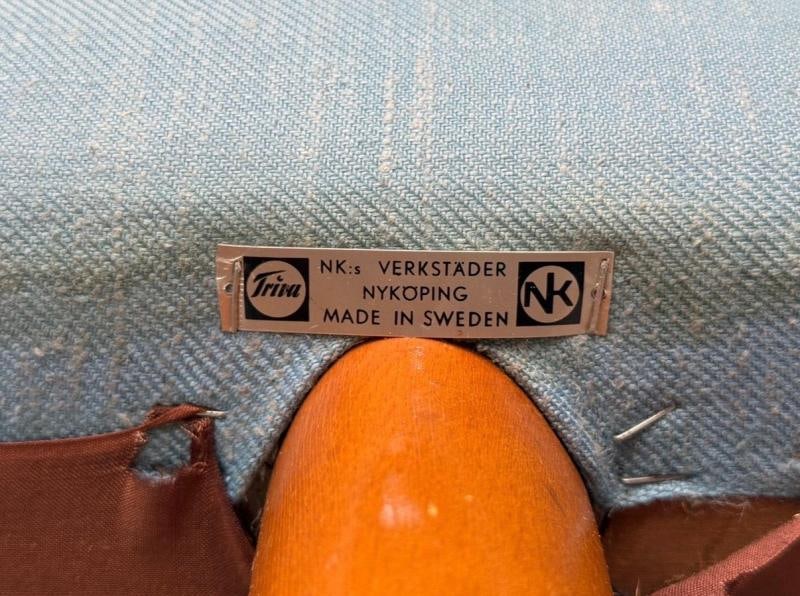 Kerstin Hörlin-Holmquist, Sofa, Beech, Fabric, Sweden, 1940s - 9