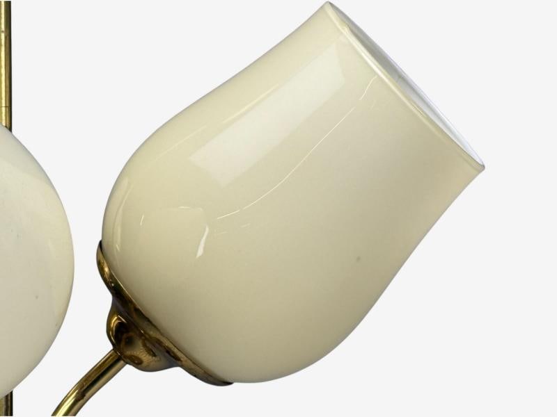 Itsu, Finnish Modern, Pendant Light, Opal Glass, Finland, 1940s - 7