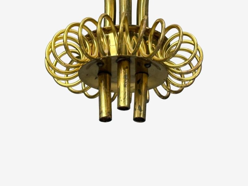 Itsu, Finnish Modern, Pendant Light, Opal Glass, Finland, 1940s - 9