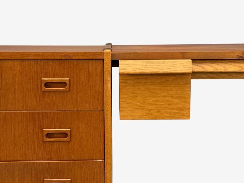 Bertil Fridhagen, Swedish Modern, Writing Desk or Vanity, Teak, Sweden, 1960s - 5