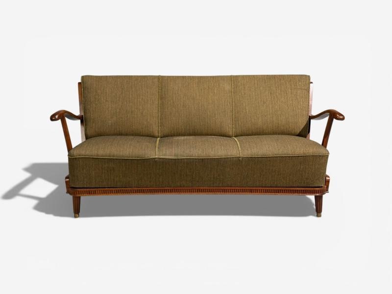 Svante Skogh, Sofa, Beech, Fabric, Sweden, 1940s - 2
