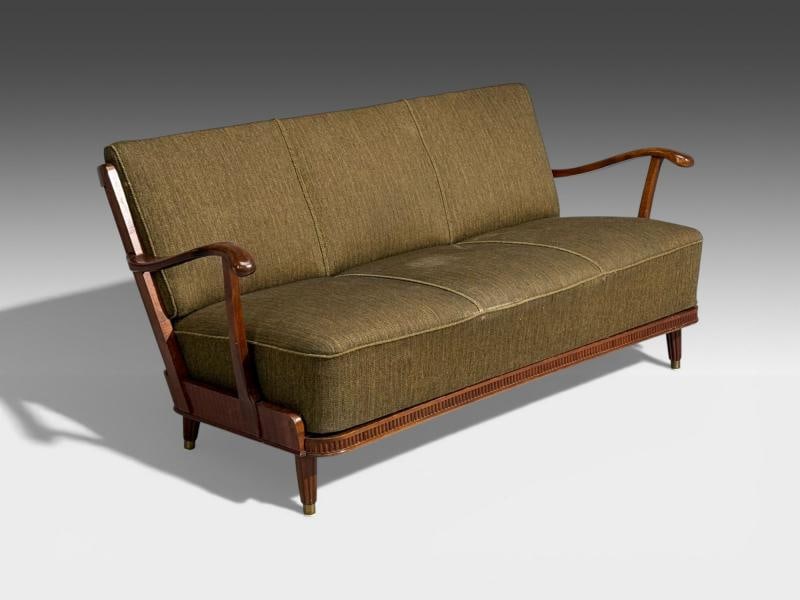 Svante Skogh, Sofa, Beech, Fabric, Sweden, 1940s - 3