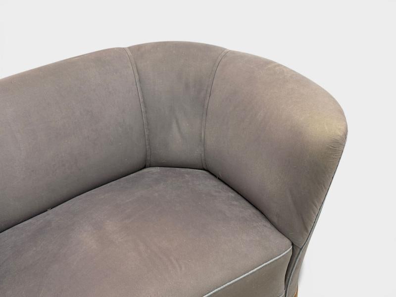 Danish Modern, Banana Sofa, Stained Beech, Fabric, Denmark, 1930s - 5