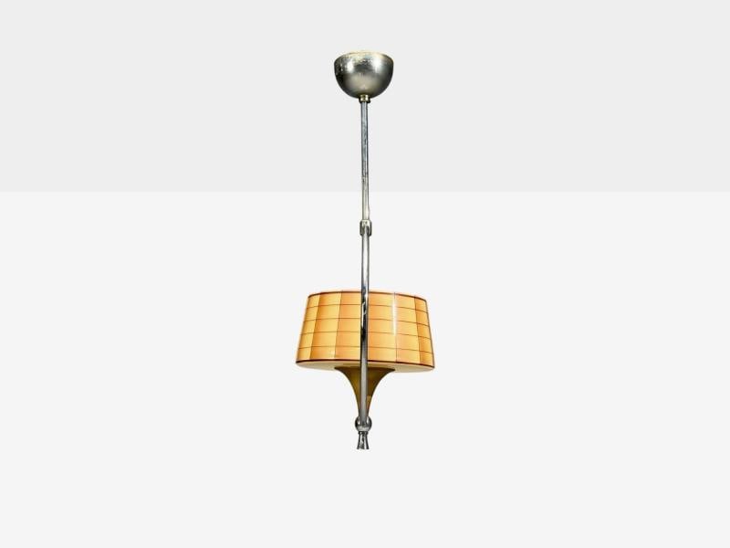 Swedish Modern, Pendant Light, Glass, Metal, Sweden, 1930s - 10