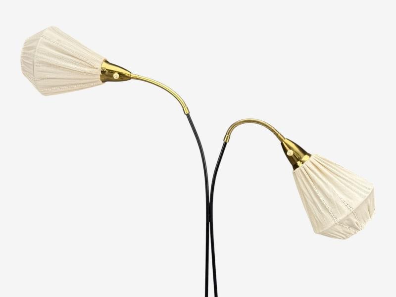 Eskilstuna Elektrofabrik, Floor Lamp, Laqcuered Metal, Brass, Sweden, 1960s - 4
