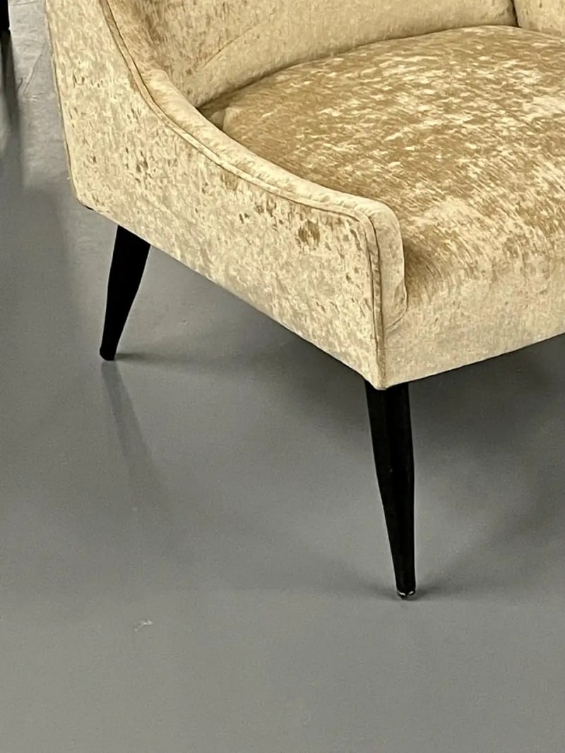 Pair of Mid-Century Modern Slipper/Lounge Chairs, Harvey Probber Style, American - 8