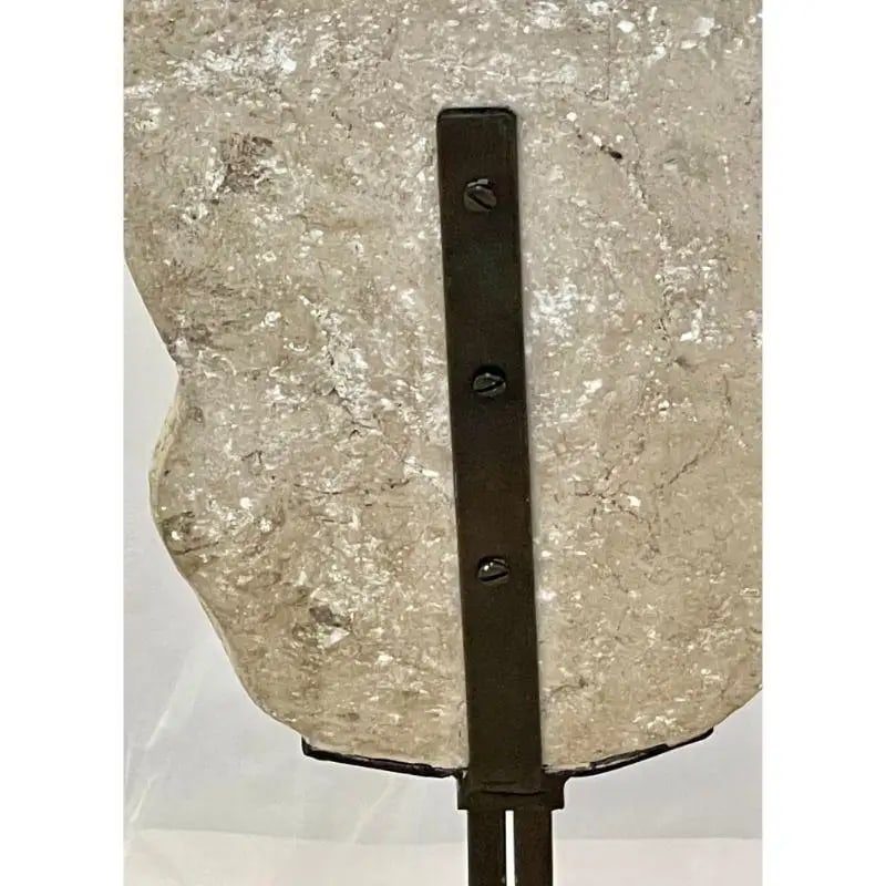 Bust of Roman or Greek Man, Venetian Style, Metal Stand, Sculpture, 20th C. - 9