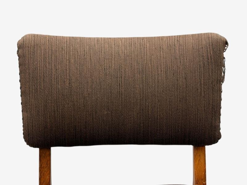 Fritz Hansen, Six Dining Chairs, Oak, Wool, Denmark, 1930s - 9