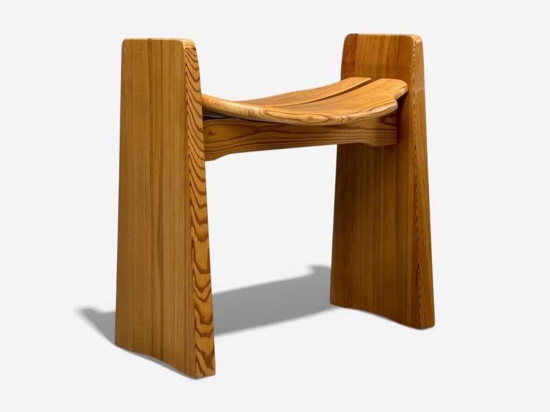 Gilbert Marklund, Jonte Stool, Pine, Sweden, 1960s - 6