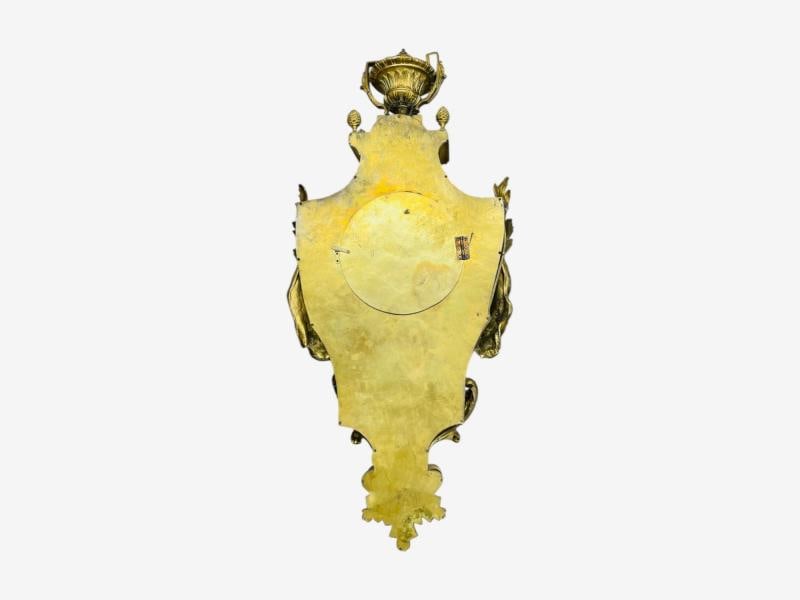 Louis XV, Figural Cartel Clock, Dore Bronze, France, 19th/20th c. - 11