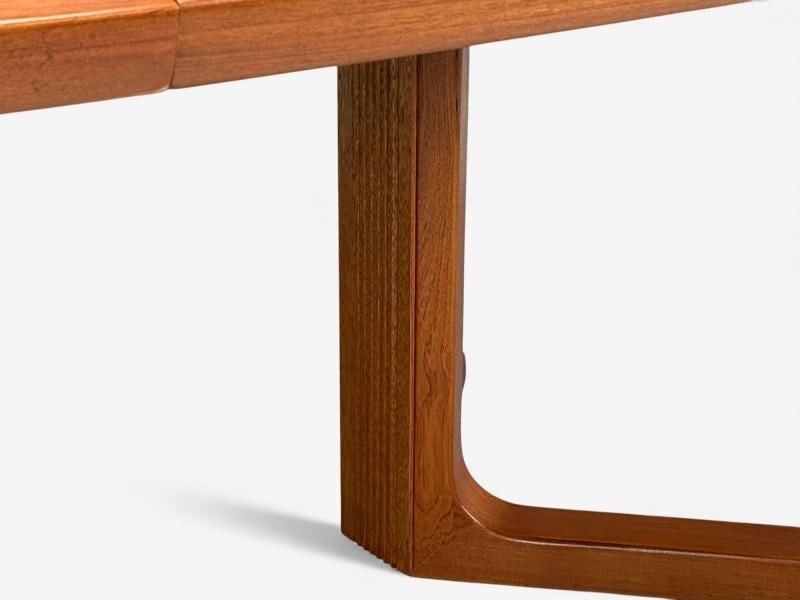 Skovby Møbelfabrik, Danish Modern, Teak Expandable Dining Table, Denmark, 1960s - 7