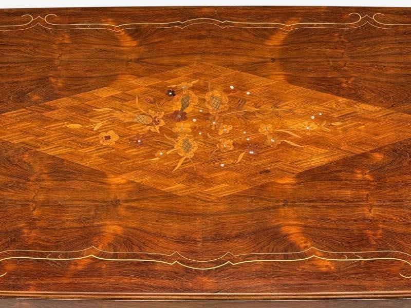 Jules Leleu, French Art Deco, Rosewood, Abalone, Dining Table, France, 1930s - 6