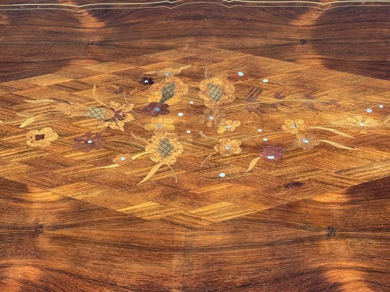 Jules Leleu, French Art Deco, Rosewood, Abalone, Dining Table, France, 1930s - 9