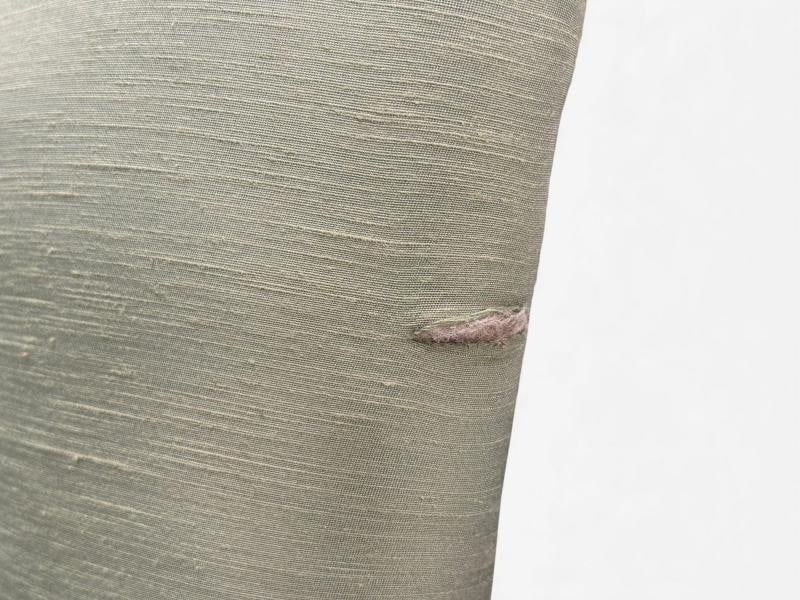 Melchiorre Bega, Green Fabric, Wood, Lounge Chair, Italy, 1950s - 9