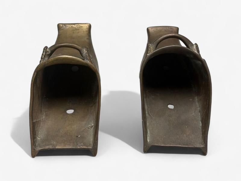 Edo Period, Bronze Japanese Samurai Stirrups, Japan, 18th c. - 5