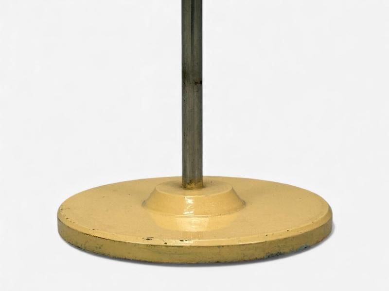 Polish Modern, Steel, Lacquered Metal, Adjustable Floor Lamp, Poland, 1960s - 9