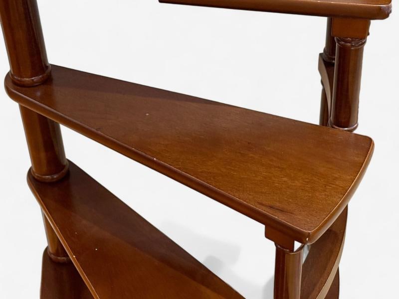 Georgian, Mahogany, Spiral Library Steps, United States, 20th c. - 7
