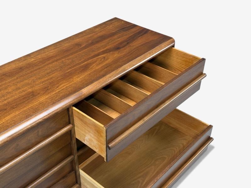 T.H. Robsjohn-Gibbings, American Modern, Walnut, Dresser, USA 1960s - 9