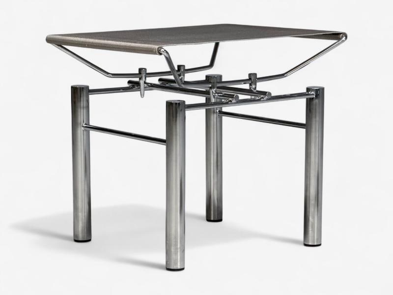 Hans Ullrich Bitsch, Chrome Plated Steel, Aluminum, Stool, Germany, 1980s - 3