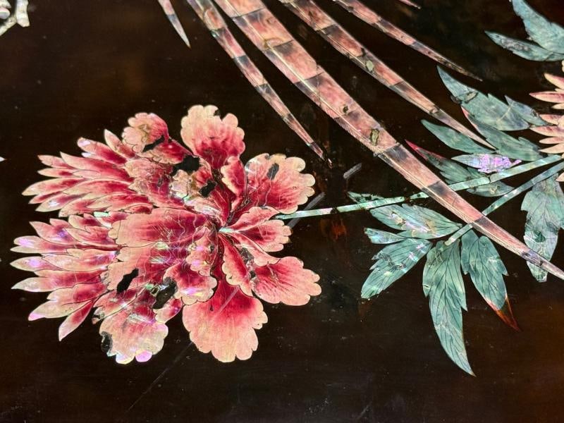 Chinese Export, Ebonized Wood, Mother-of-Pearl, Center Table, China, 1900 - 10