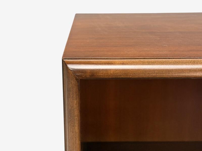 T.H. Robsjohn-Gibbings, American Modern, Walnut, Open Nightstands, USA, 1960s - 6