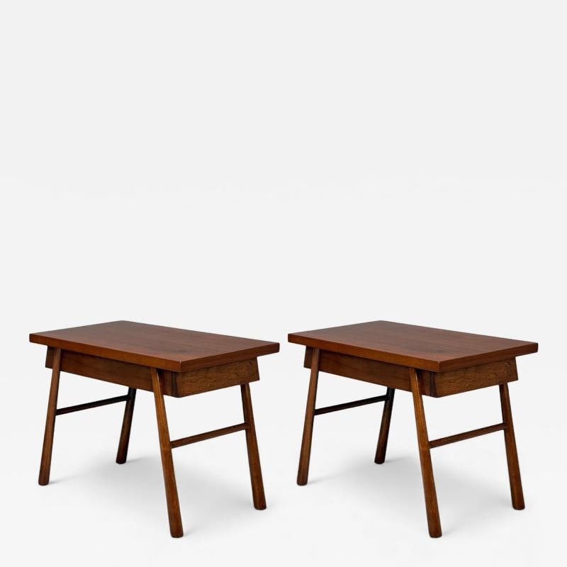 T.H. Robsjohn-Gibbings, American Modern, Mahogany, End Tables, USA, 1950s (1 of 12)
