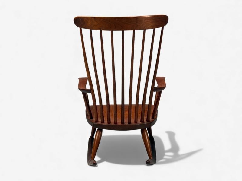 Robert Whitley, American Studio, Teak, Rocking Chair, USA, 1980s - 10
