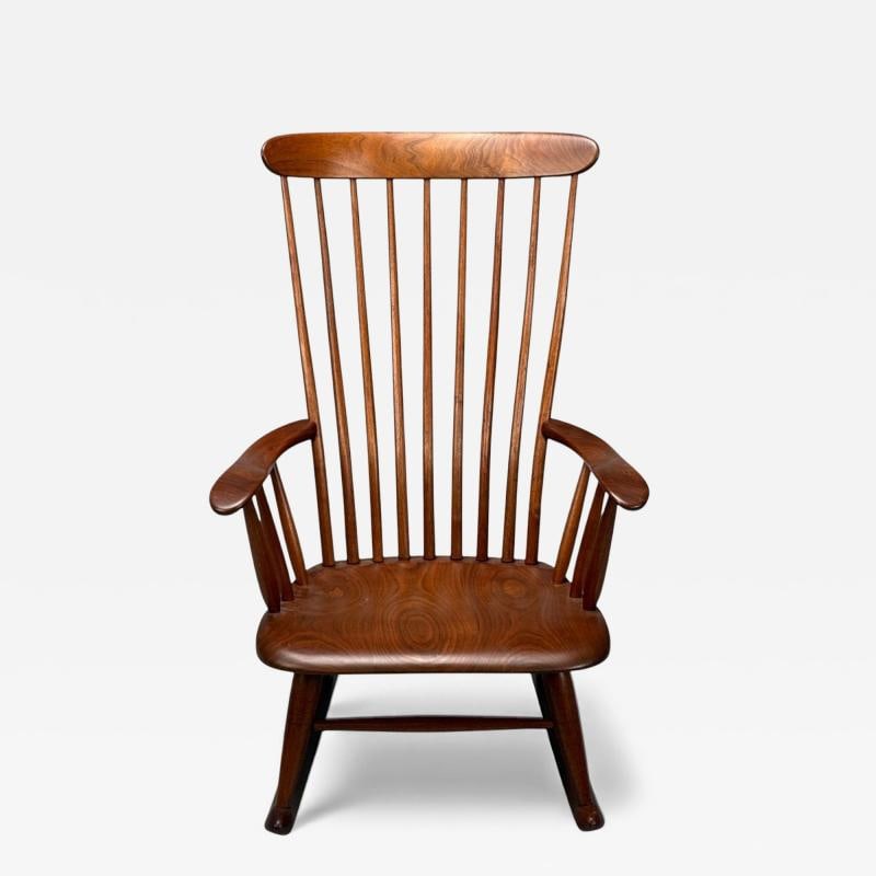 Robert Whitley, American Studio, Teak, Rocking Chair, USA, 1980s (1 of 11)