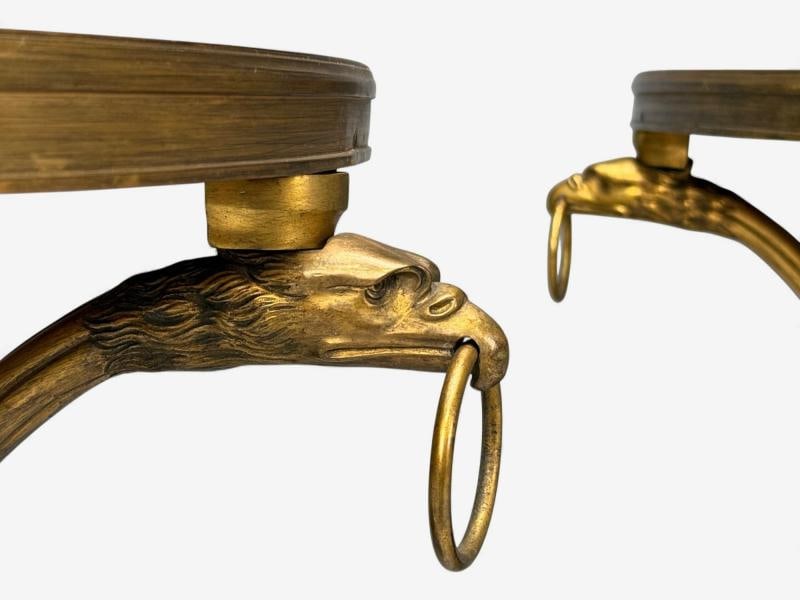 Louis XVI Style, Bronze, Marble, Ormolu Mounted Gueridons, France, 19th c. - 10