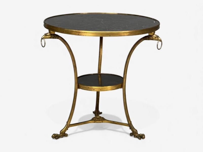 Louis XVI Style, Bronze, Marble, Ormolu Mounted Gueridons, France, 19th c. - 6