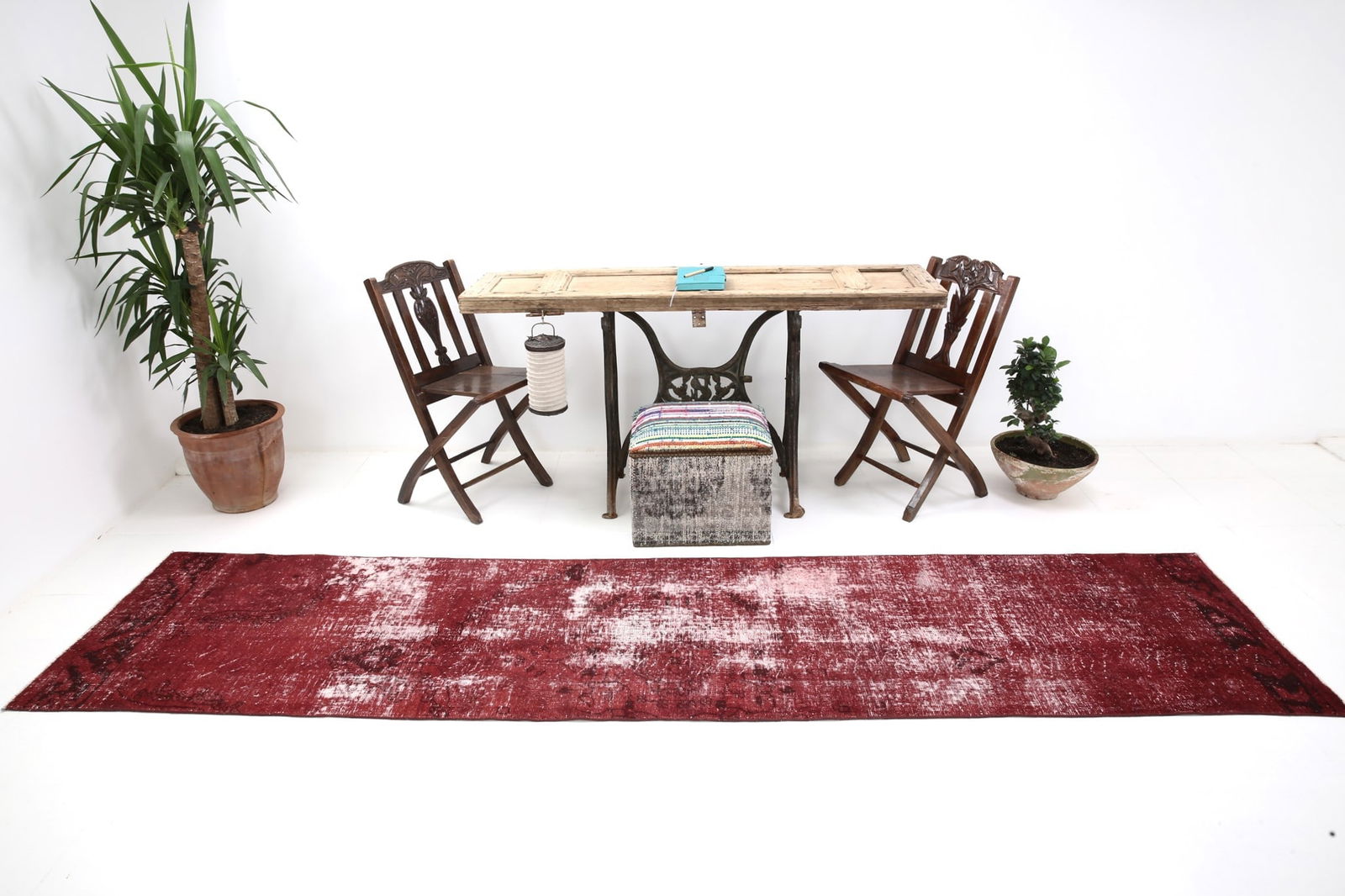 2'7'' x 11'2'' Turkish Vintage Runner Rug - 3944 - 19