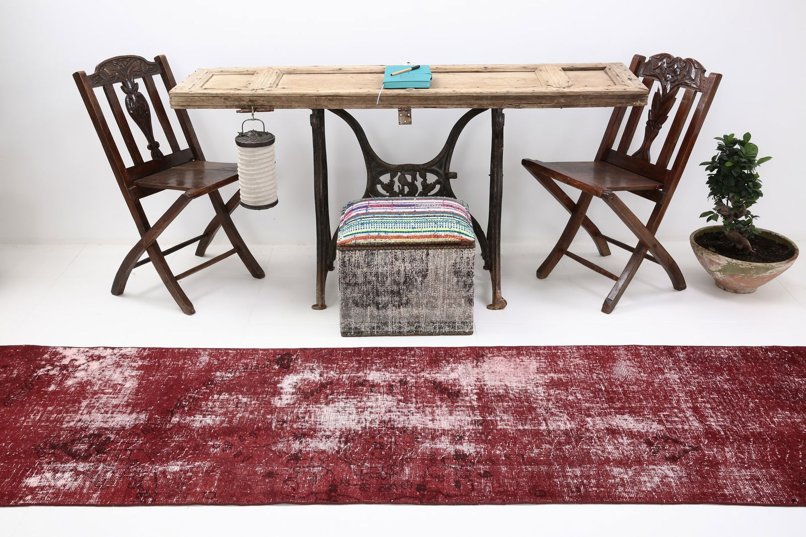 2'7'' x 11'2'' Turkish Vintage Runner Rug - 3944 - 20