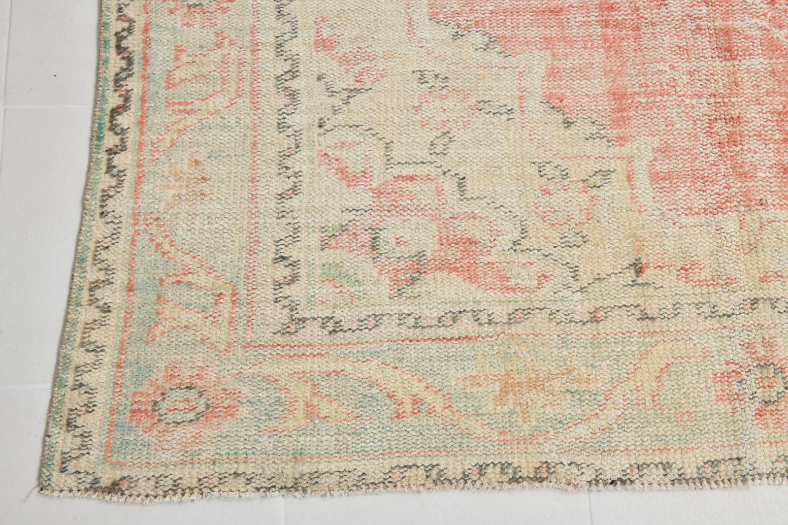 6'0'' x 9'8'' Handmade Vintage Wool Rug - 22061 - 11