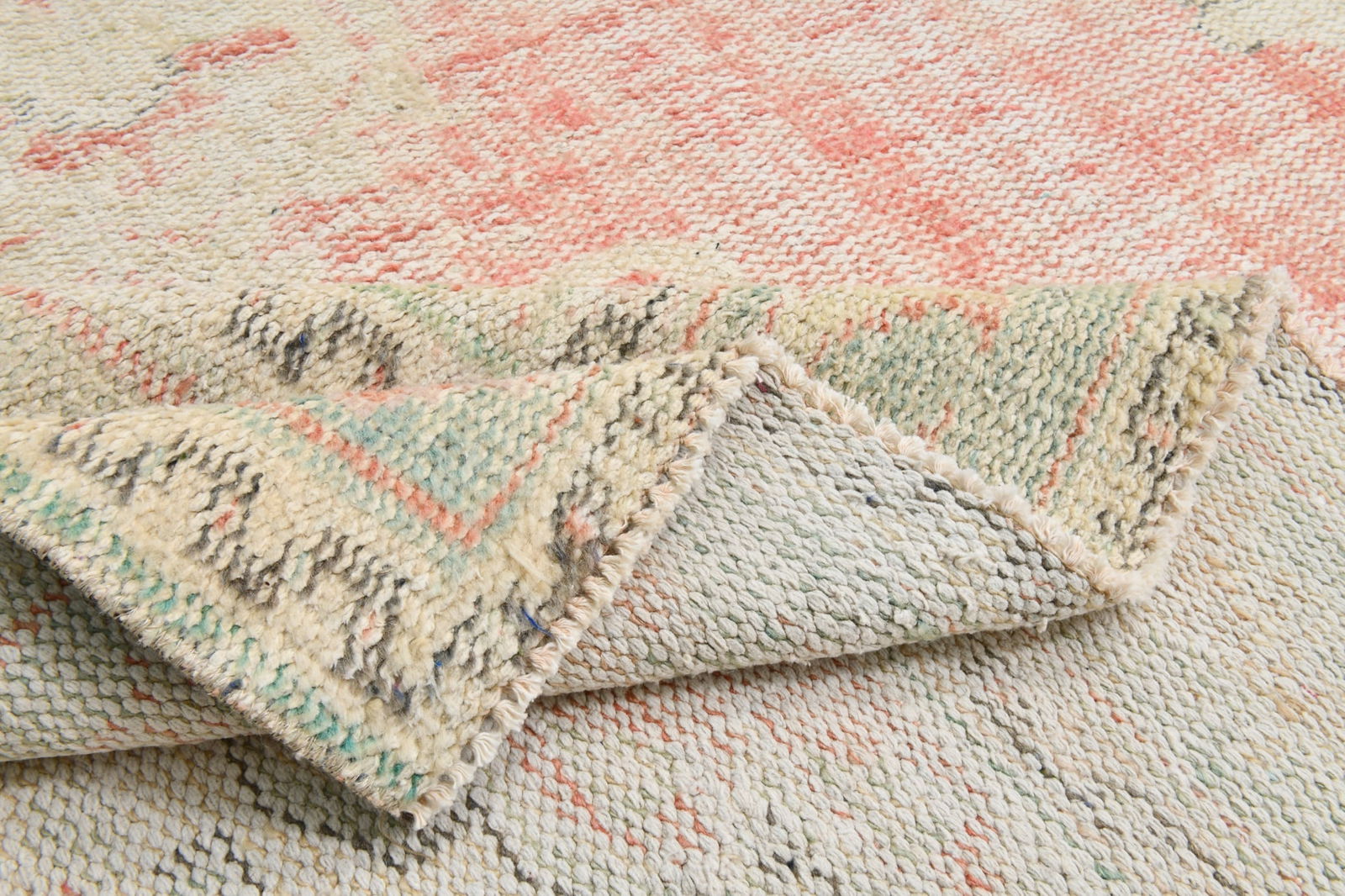 6'0'' x 9'8'' Handmade Vintage Wool Rug - 22061 - 15