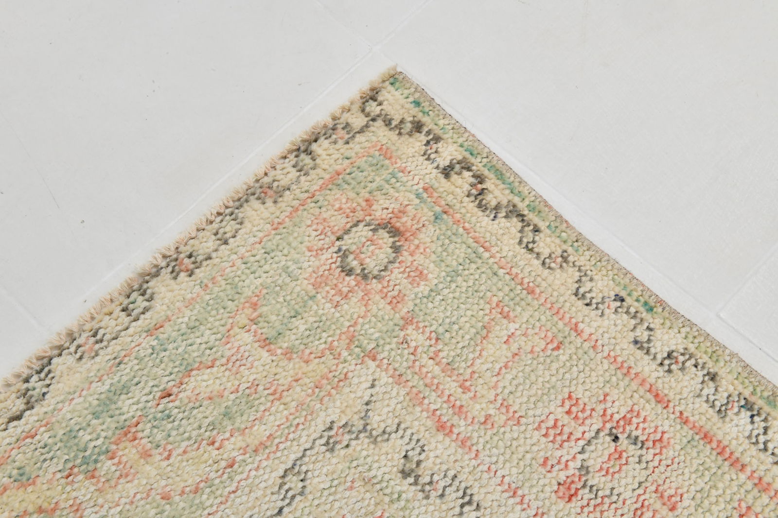 6'0'' x 9'8'' Handmade Vintage Wool Rug - 22061 - 9