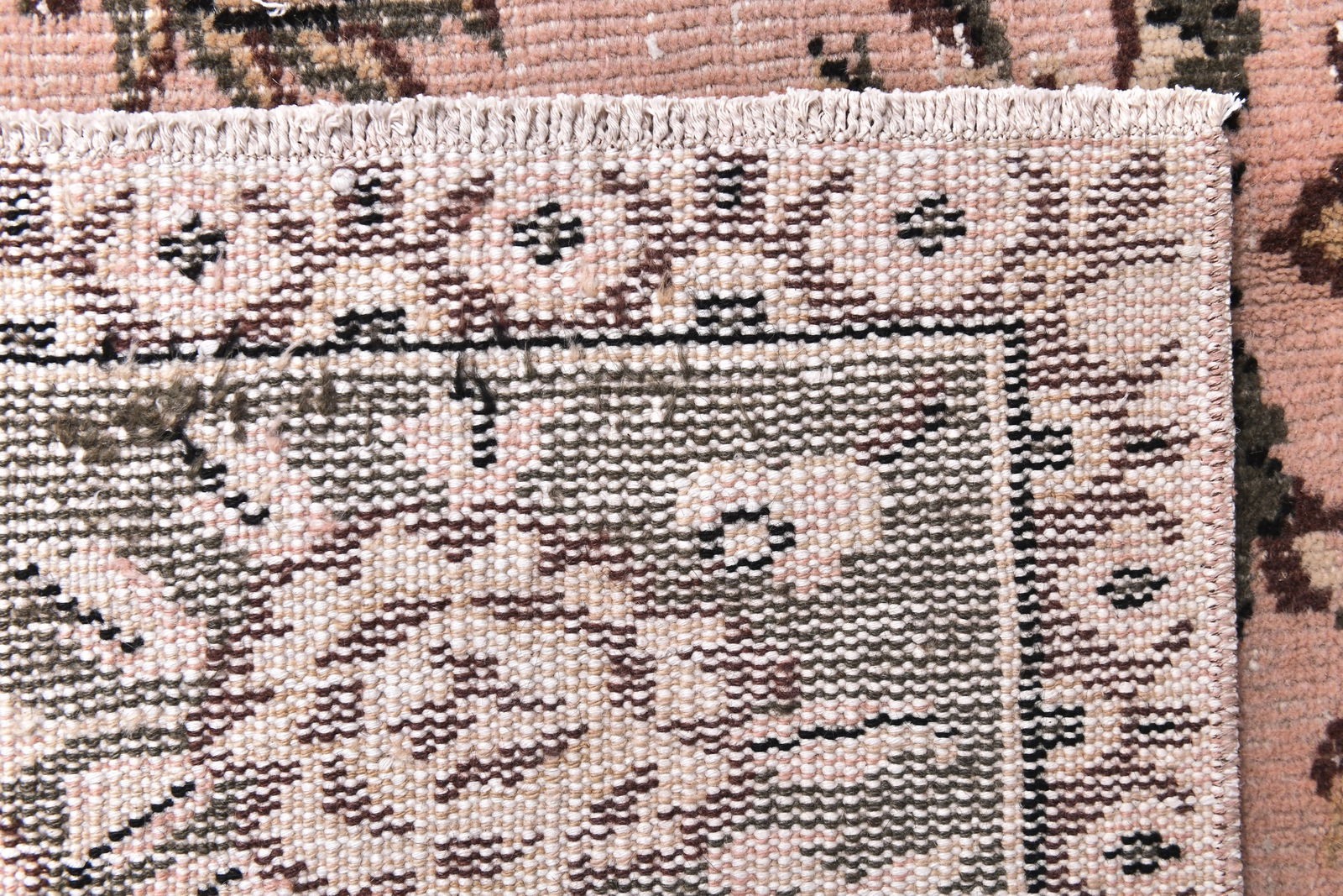 4'9'' x 8'6'' Handmade Vintage Wool Rug - 244795 - 10