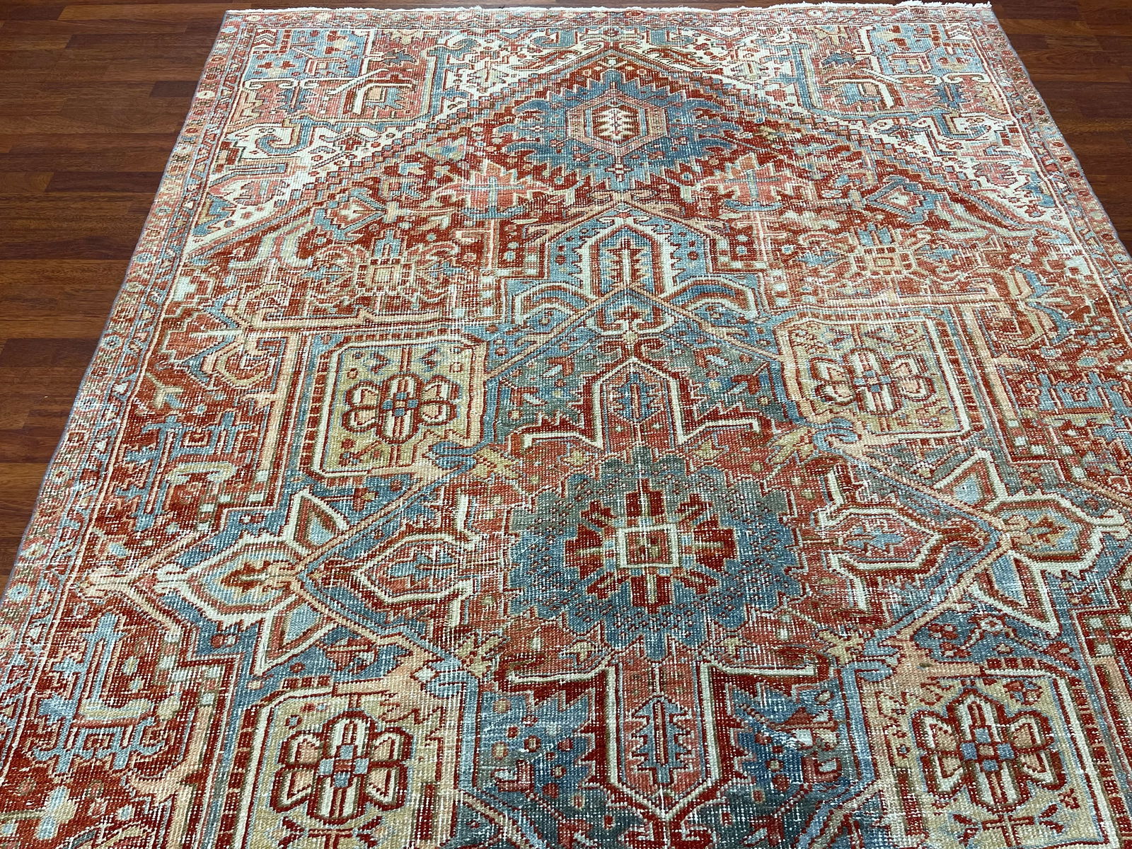 Antique Persian serapi Rug-4919 - 6