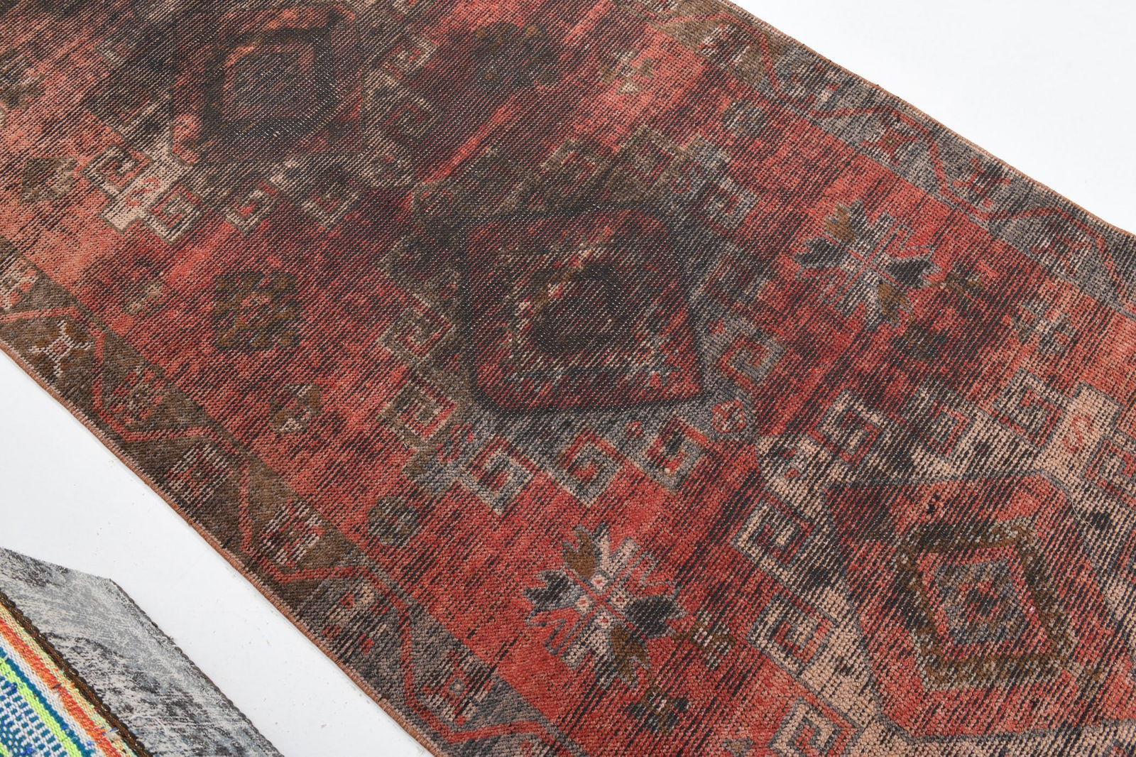 3'11'' x 11'7'' Turkish Vintage Runner Rug - 22973 - 8