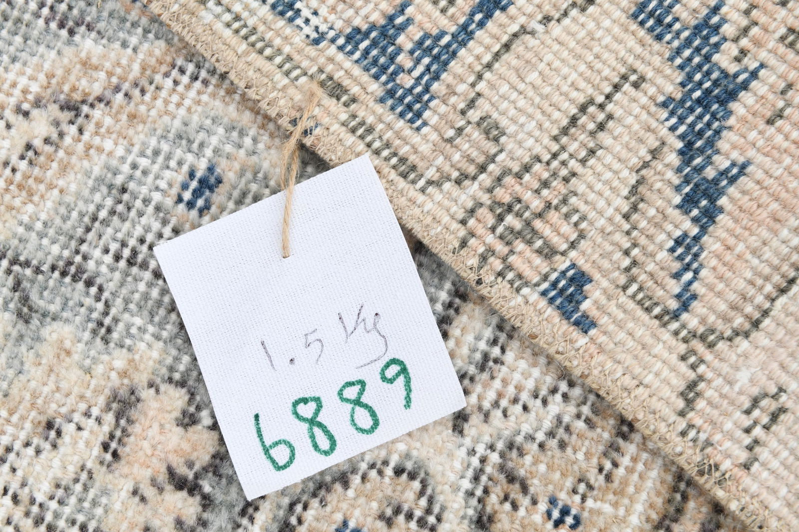 2'3'' x 3'4'' Turkish Vintage Runner Rug - 6889 - 17