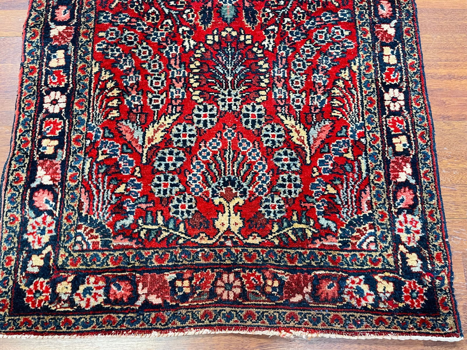 Antique Persian Hamadan Runner-4974 - 2