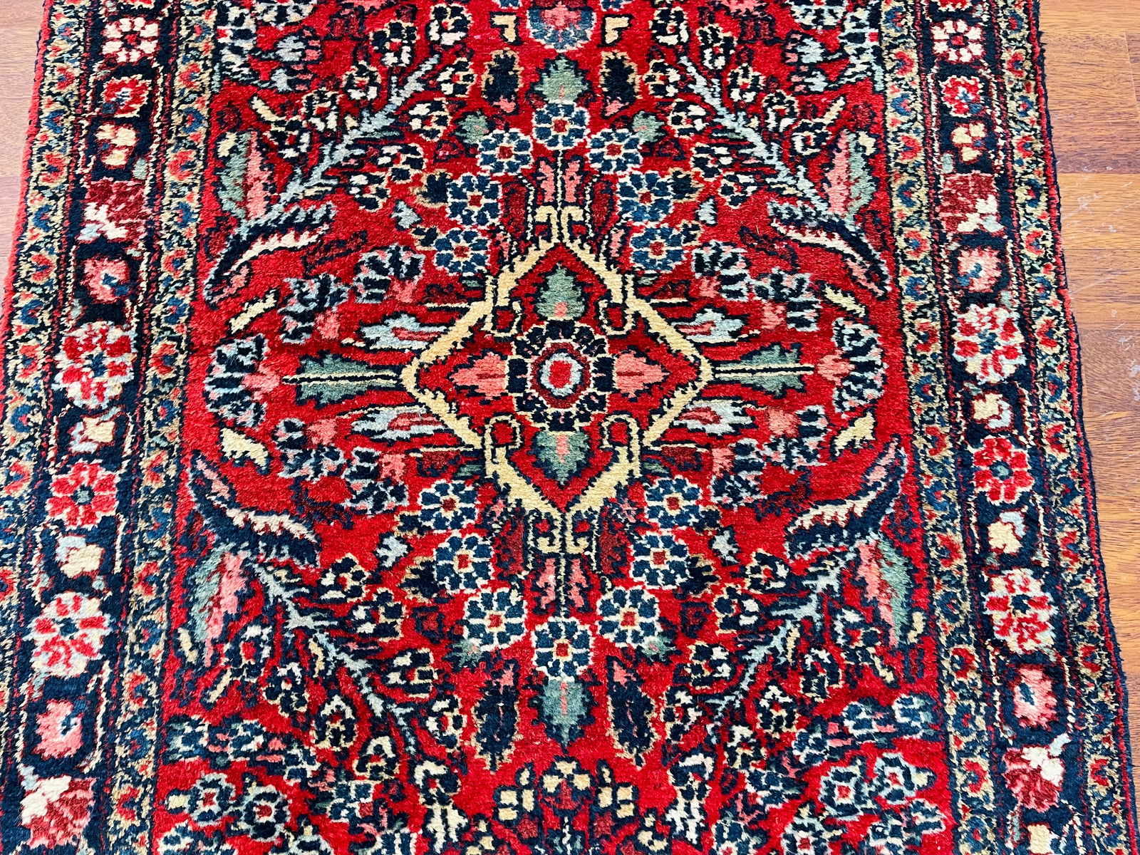 Antique Persian Hamadan Runner-4974 - 3
