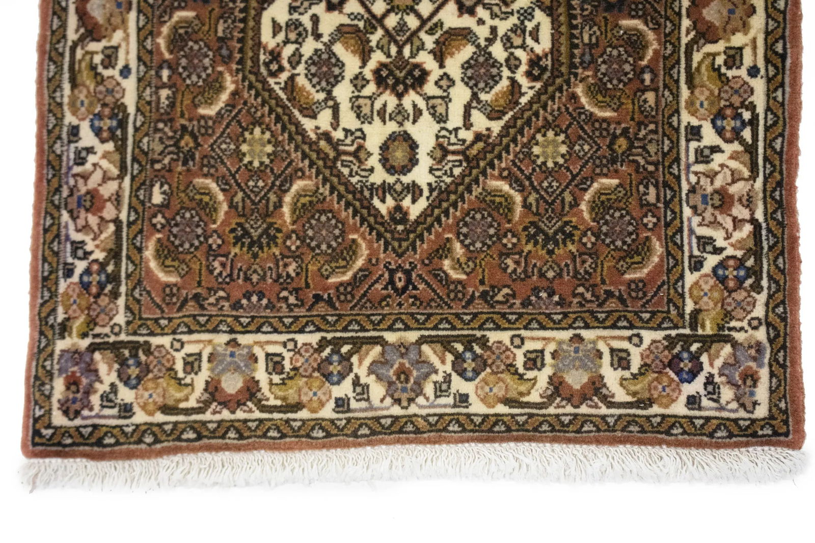 Vintage Clay Tribal 2X2'4 Bidjar Persian Rug - 8