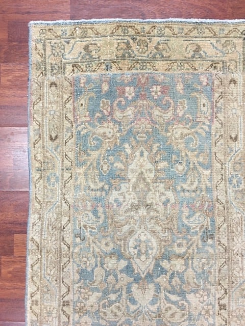 Antique Persian Mashad Runner-4685 - 5