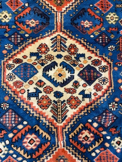 Semi antique Turkish Geometric rug-4007 - 4