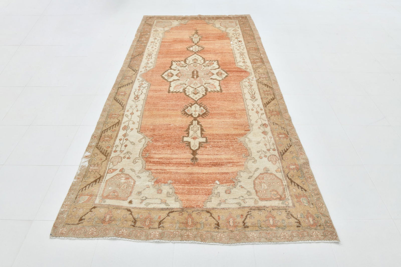 4'11'' x 10'6'' Turkish Vintage Runner Rug - 22911 - 19