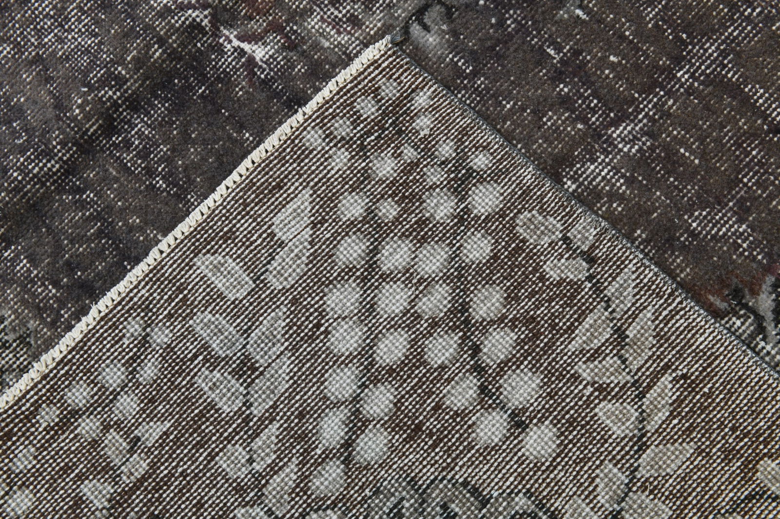 6'3'' x 10'2'' Handmade Vintage Wool Rug - 23031 - 15