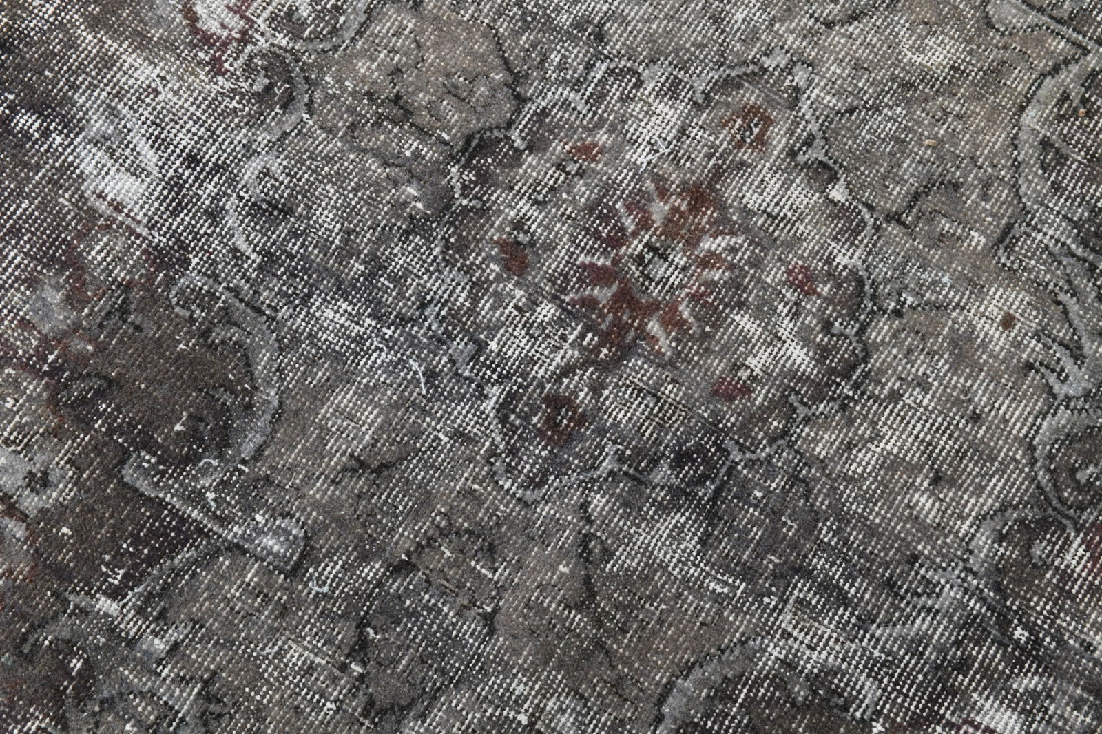 6'3'' x 10'2'' Handmade Vintage Wool Rug - 23031 - 7